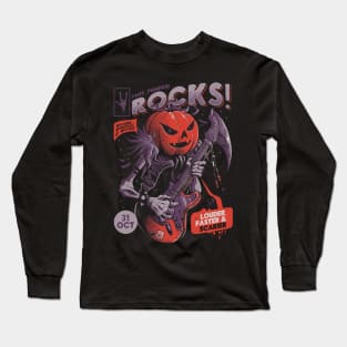 Rock Pumpkin Long Sleeve T-Shirt